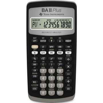 Texas Instruments Financial Calculator BA-II-Plus