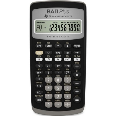 Texas Instruments Financial Calculator BA-II-Plus