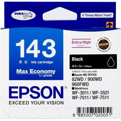 Epson Ink Cartridge (143) Black