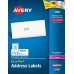 Avery White Easy Peel Labels 3000'S (1" x 2-5/8") - 1