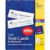 Avery Large Tent Cards (50 Cards) Embossed (3.5" x 11") - 1
