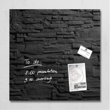 Sigel Magnetic Glass Board artverum (48 x 48 x 1.5cm) Slate
