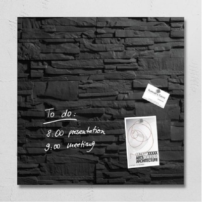 Sigel Magnetic Glass Board artverum (48 x 48 x 1.5cm) Slate