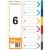 HnO PP Index Divider (6 Colour) A4 - 1