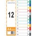 HnO PP Index Divider (12 Colour) A4 - 1