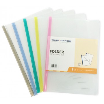 PP Folder w/Sliding Bar 5'S (1 Colour Each) PP Folder w/Sliding Bar 5'S (1 Colour Each)