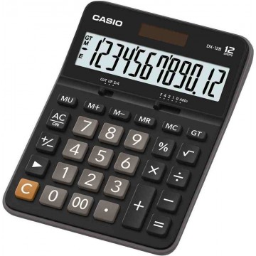 Casio Desktop Calculator (175.5 x 129 x 33.2mm) DX-12B 12 Digits