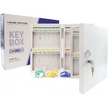 HnO Key Box (5 x 20.5 x 32cm) 24 Keys - With Installation
