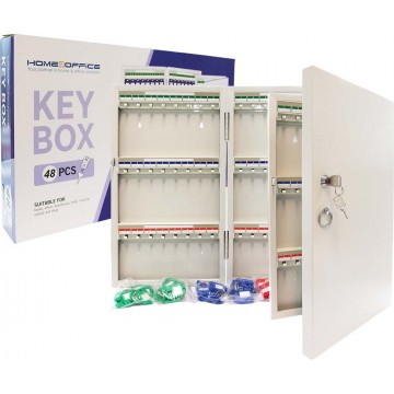 HnO Key Box (5 x 26.5 x 48cm) 48 Keys - With Installation