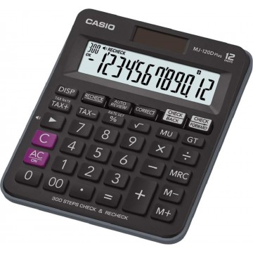Casio Check Calculator (148 x 126.5 x 28.6mm) MJ-120D Plus 12 Digits