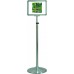 STZ Stainless Steel Sign Holder (29.7 x 21cm) A4 Horizontal - 1