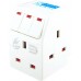 Daiyo 3-Way Multi Adapter w/Switch & Neon Light - 1