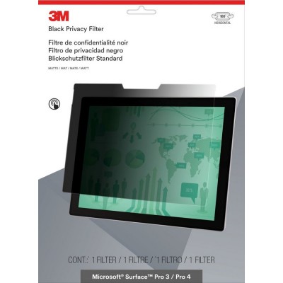 3M Black Privacy Filter (215 x 306mm) for Microsoft Surface Laptop 4 - Pre-Order Only