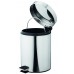 Round Stainless Steel Waste Bin w/Pedal (25.2 x 39.0cm) 12L - 2