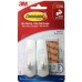 3M Command 17001B Damage-Free Hanging Bathroom Hook w/Water Resistant Strips Medium 2’S 1.3kg - 1