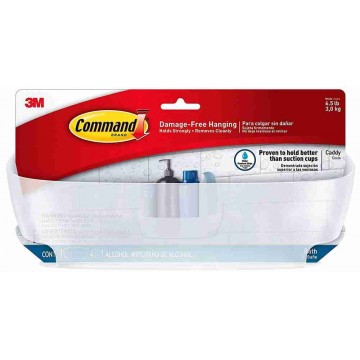 3M Command BATH11-ES Damage-Free Hanging Bathroom Shower Caddy 3kg