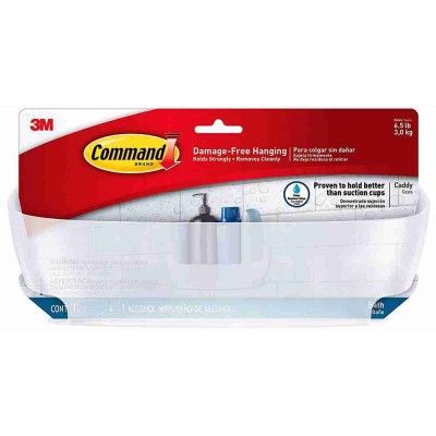 3M Command BATH11-ES Damage-Free Hanging Bathroom Shower Caddy 3kg