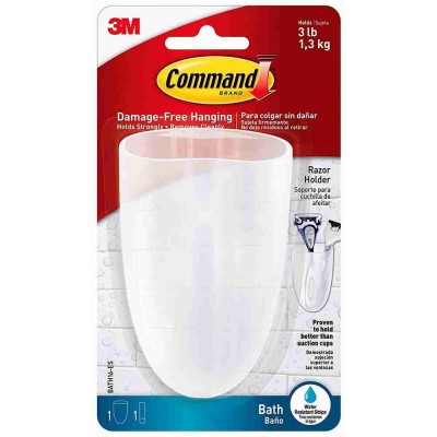 3M Command BATH16-ES Damage-Free Hanging Toothbrush Holder 1kg
