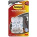 3M Command 17303CLR Damage-Free Hanging Clear Cord Organiser Large 2’S - 1