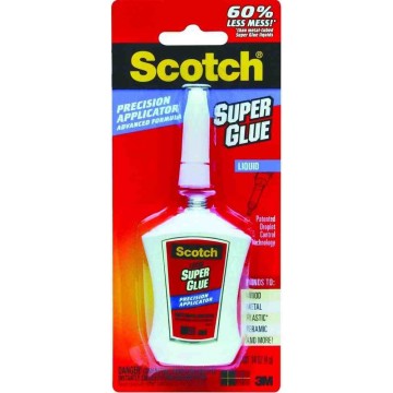 3M Scotch Advanced Formula Super Glue AD124 (Liquid) Precision Applicator