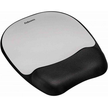 Fellowes Memory Foam Mouse Pad Wrist Rest - Fabric