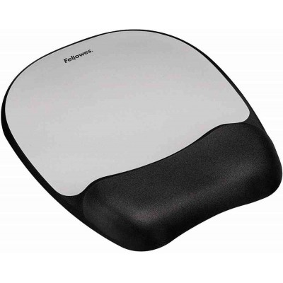 Fellowes Memory Foam Mouse Pad Wrist Rest - Fabric