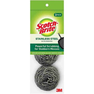 3M Scotch-Brite Metallic Spiral Ball 3'S 3M Scotch-Brite Metallic Spiral Ball 3'S