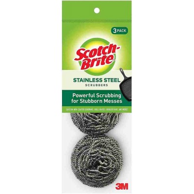 3M Scotch-Brite Metallic Spiral Ball 3'S