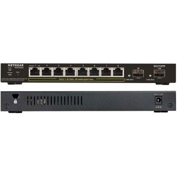 NETGEAR 10-Port PoE Gigabit Ethernet Smart Managed Pro Switch GS310TP
