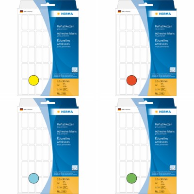 Herma Colour Label 1120'S (12 X 30mm)