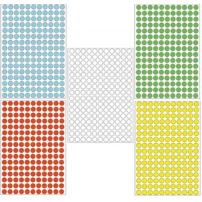 Herma Colour Round Labels 5632'S 8mm