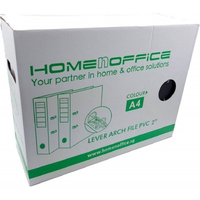 HnO Lever Arch File PVC (6 Files) 2" A4