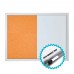 Combo Board w/Marker Tray (60 x 90cm) Aluminium Frame - 1