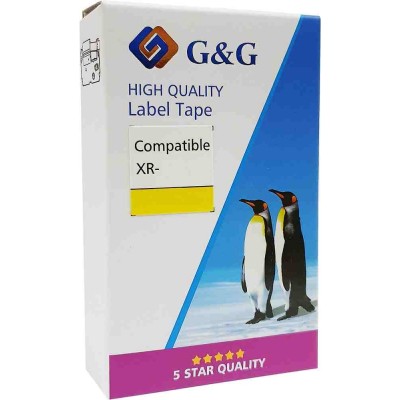 G&G Compatible Casio EZ-Label Printer Tape Cartridge 24mm