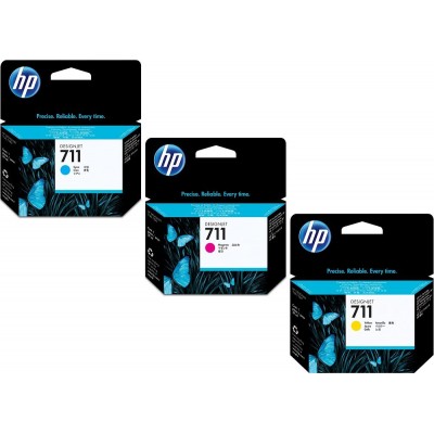 HP DesignJet Ink Cartridge (711) Colour