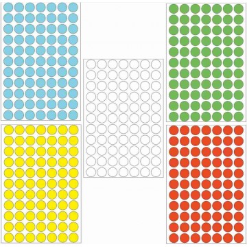 Herma Colour Round Labels 2464'S 13mm