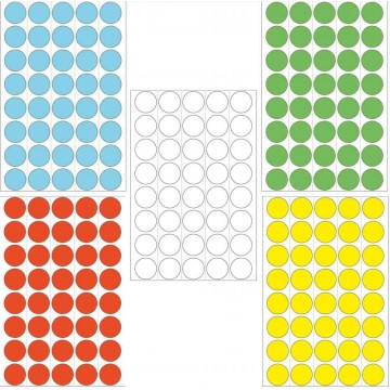 Herma Colour Round Labels 1280'S 19mm