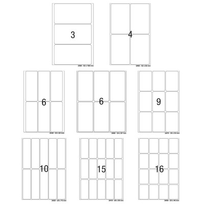 Herma Multi-Purpose White Labels 32'S (3-16)