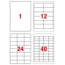 Mayspies Transparent Labels 25'S A4 - 1
