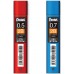 Pentel Ain Stein Pencil Lead 12'S 2B (0.5mm, 0.7mm) - 1