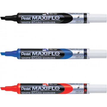 Pentel Maxiflo Whiteboard Marker Chisel Fine
