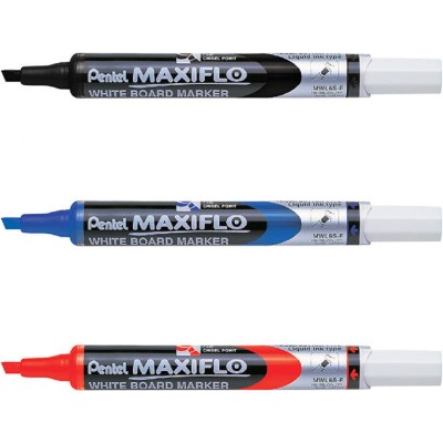 Pentel Maxiflo Whiteboard Marker Chisel Fine