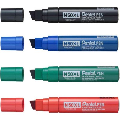 Pentel N50XL Extra Broad Point Permanent Marker Chisel