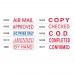 Shiny OA Pre-Inked Stamp (AIR MAIL, AMENDED, BY HAND, COPY, CHECKED etc) - 1