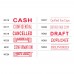 Shiny OA Pre-Inked Stamp (CONFIDENTIAL, CANCELLED, DRAFT, DELIVERED, CASH etc) - 1