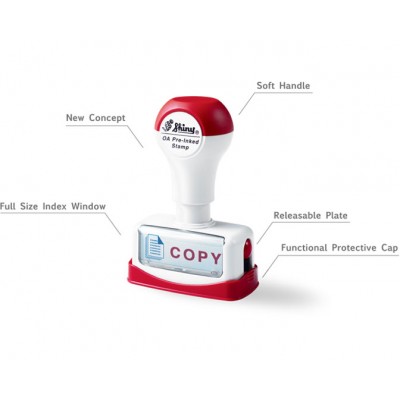 Shiny OA Pre-Inked Stamp (CONFIDENTIAL, CANCELLED, DRAFT, DELIVERED, CASH etc)