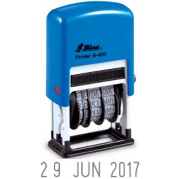 Shiny S-400 Self-Inking Date Stamp 4mm