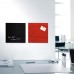 Sigel Magnetic Glass Board artverum (30 x 30 x 1.5cm) Black - 3