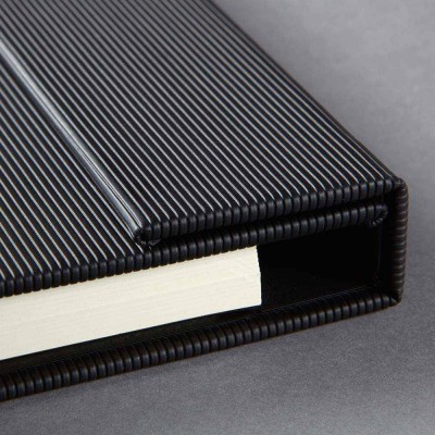 Sigel Conceptum Hardcover Notebook Black w/Magnetic Fastener A5