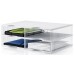 Styropost Duo-Tower Sorting Station 4 Compartments Grey/Clear - 1